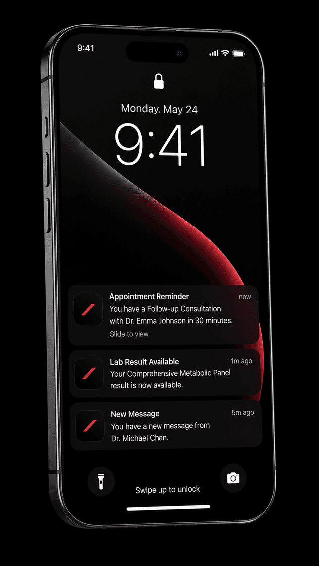 MedAgento push notifications