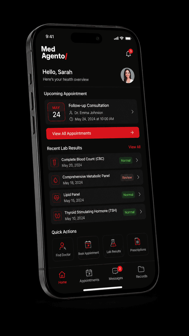 MedAgento patient app